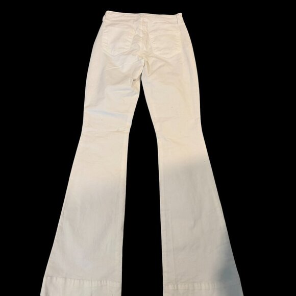 L'Agence New White Flare Leg jeans Womans Size 25 NEW - Picture 2 of 5